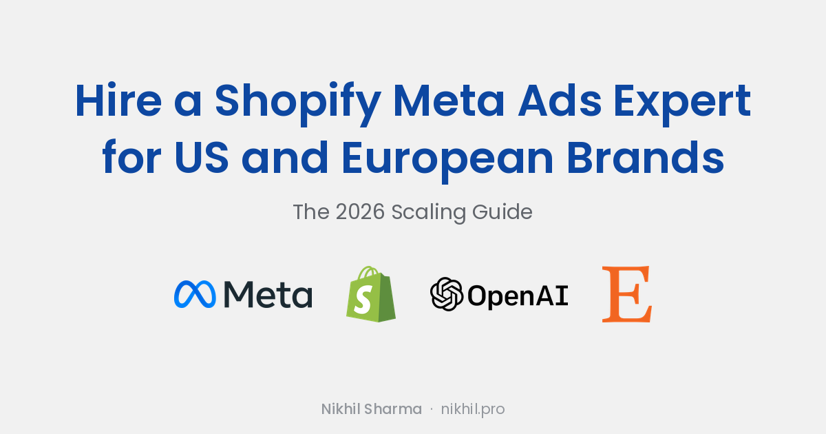Hire a Shopify Meta Ads Expert for US and European Brands